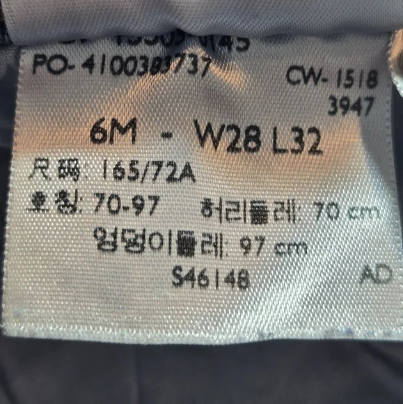 Levi's 505 Straight Leg Dark Wash Women's Denim Jeans 6 - Picture 7 of 7